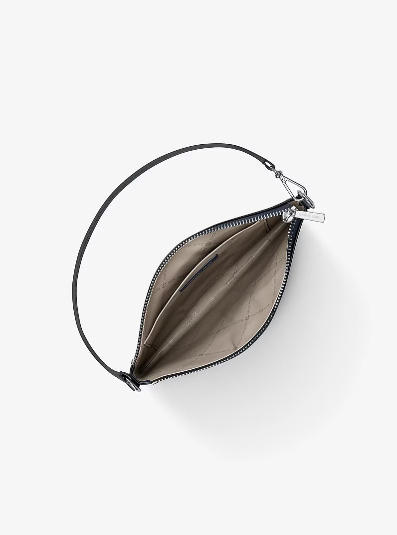 Jet Set Travel Striped Signature Logo Convertible Wristlet