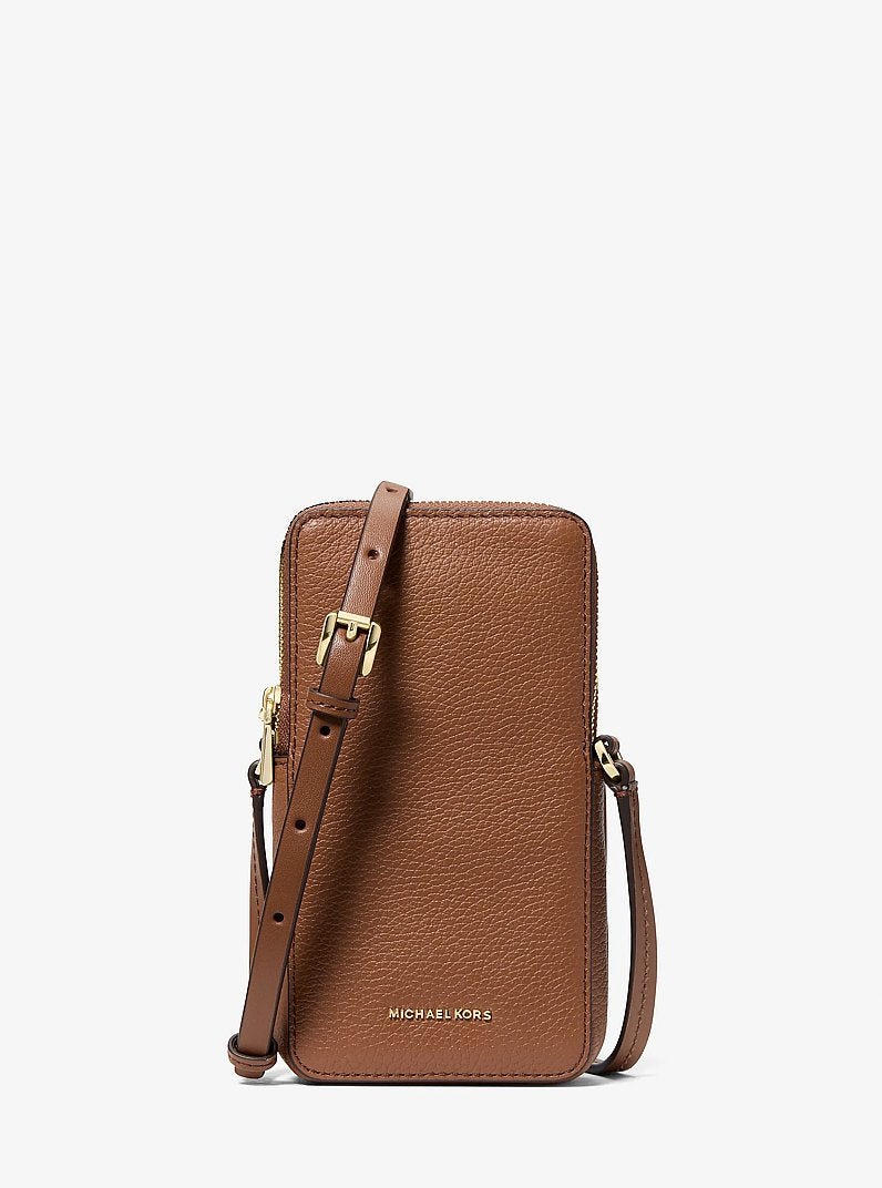 Jet Set Small Pebbled Leather Smartphone Crossbody