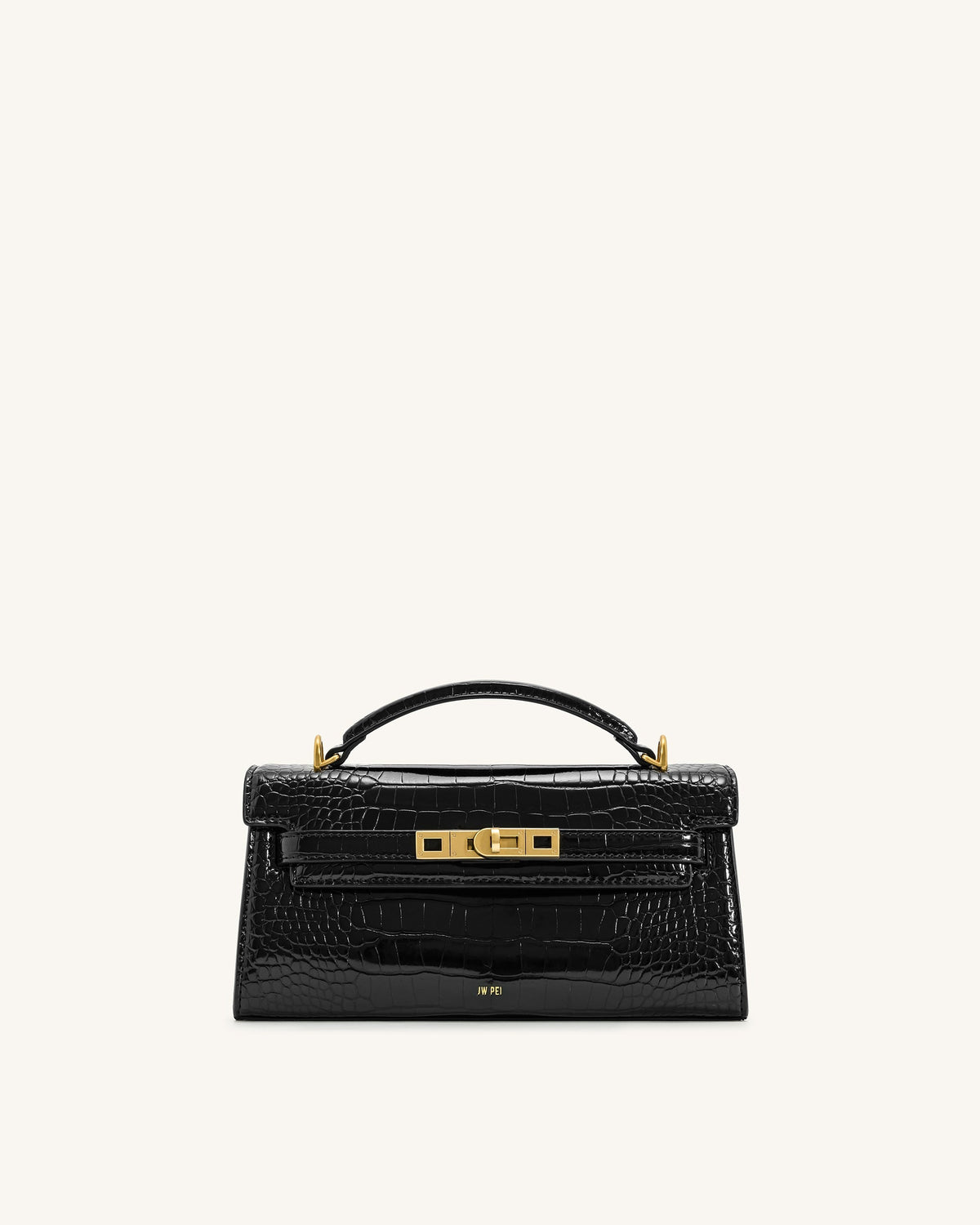 Noor Top Handle Bag - Navy Blue