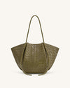 Nala Wide Weave Texture Tote Bag