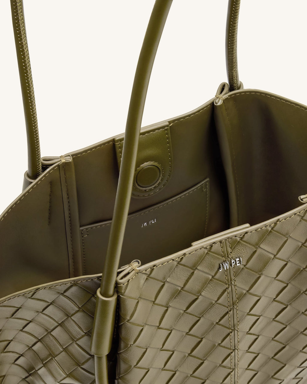 Nala Wide Weave Texture Tote Bag