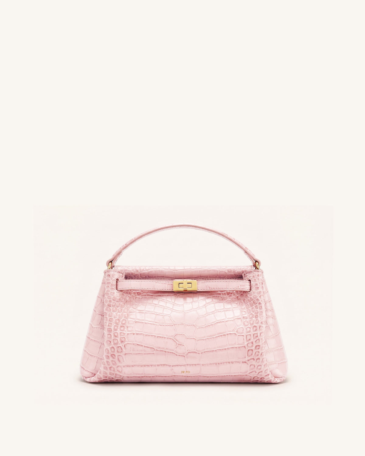 Carmen Top Handle Bag - Grey Croc