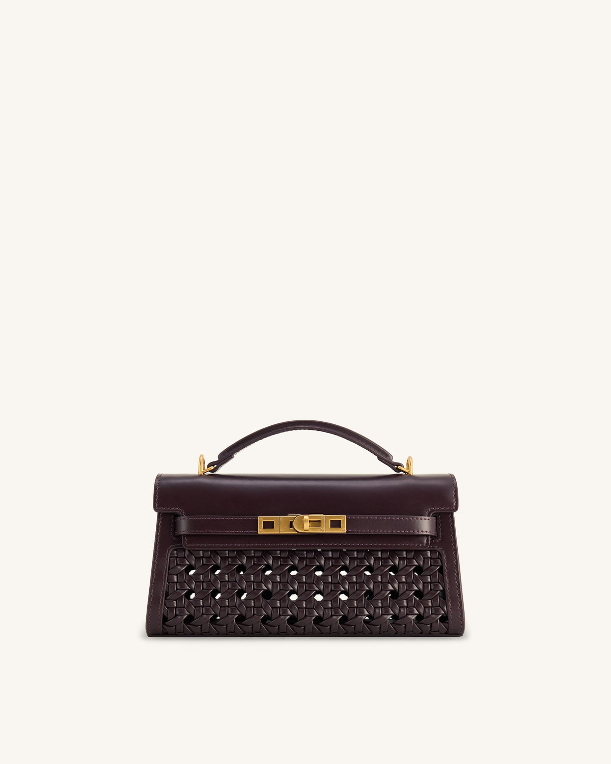Noor Top Handle Bag - Navy Blue
