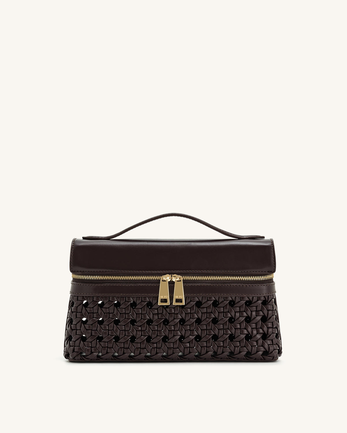 Thea Artificial Crystal Top Handle Bag - Black