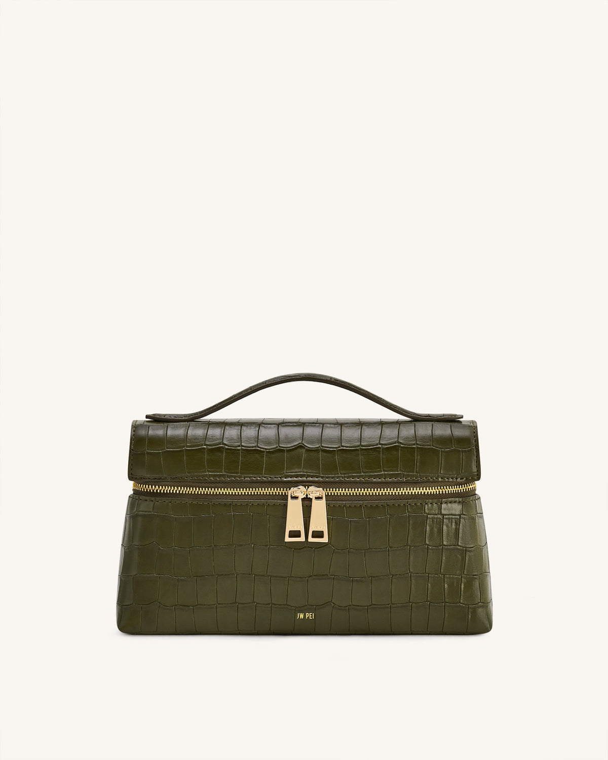 Thea Artificial Crystal Top Handle Bag - Black