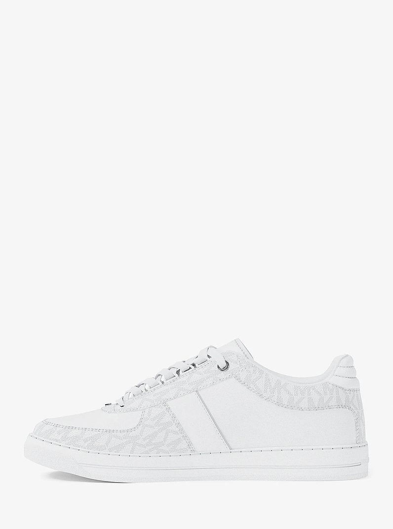Brady Signature Logo and Leather Sneaker