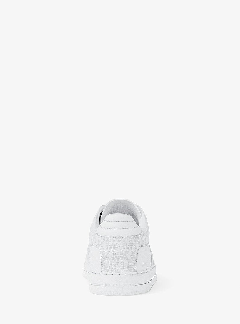 Brady Signature Logo and Leather Sneaker