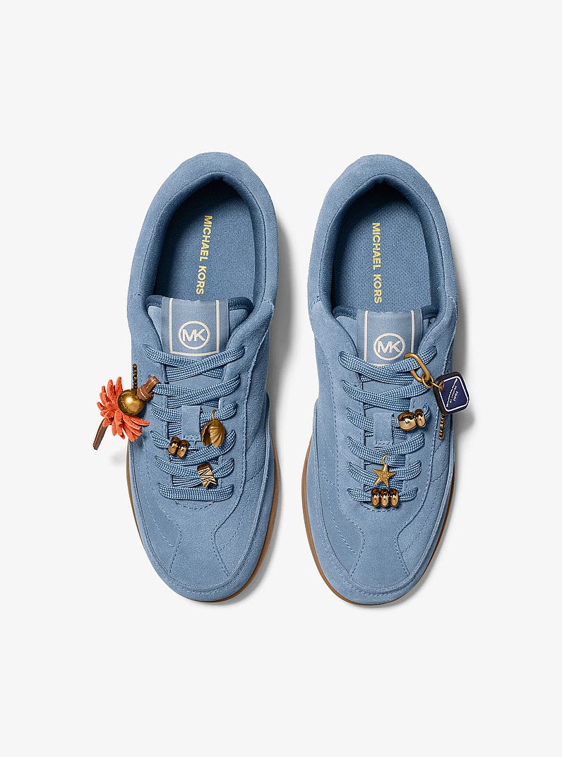 Nolan Embellished Suede Sneaker