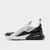 Men's Nike Air Max 270 Casual Shoes - White/Metallic Gold/Black