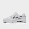 Men's Nike Air Max 90 Casual Shoes - White/Black