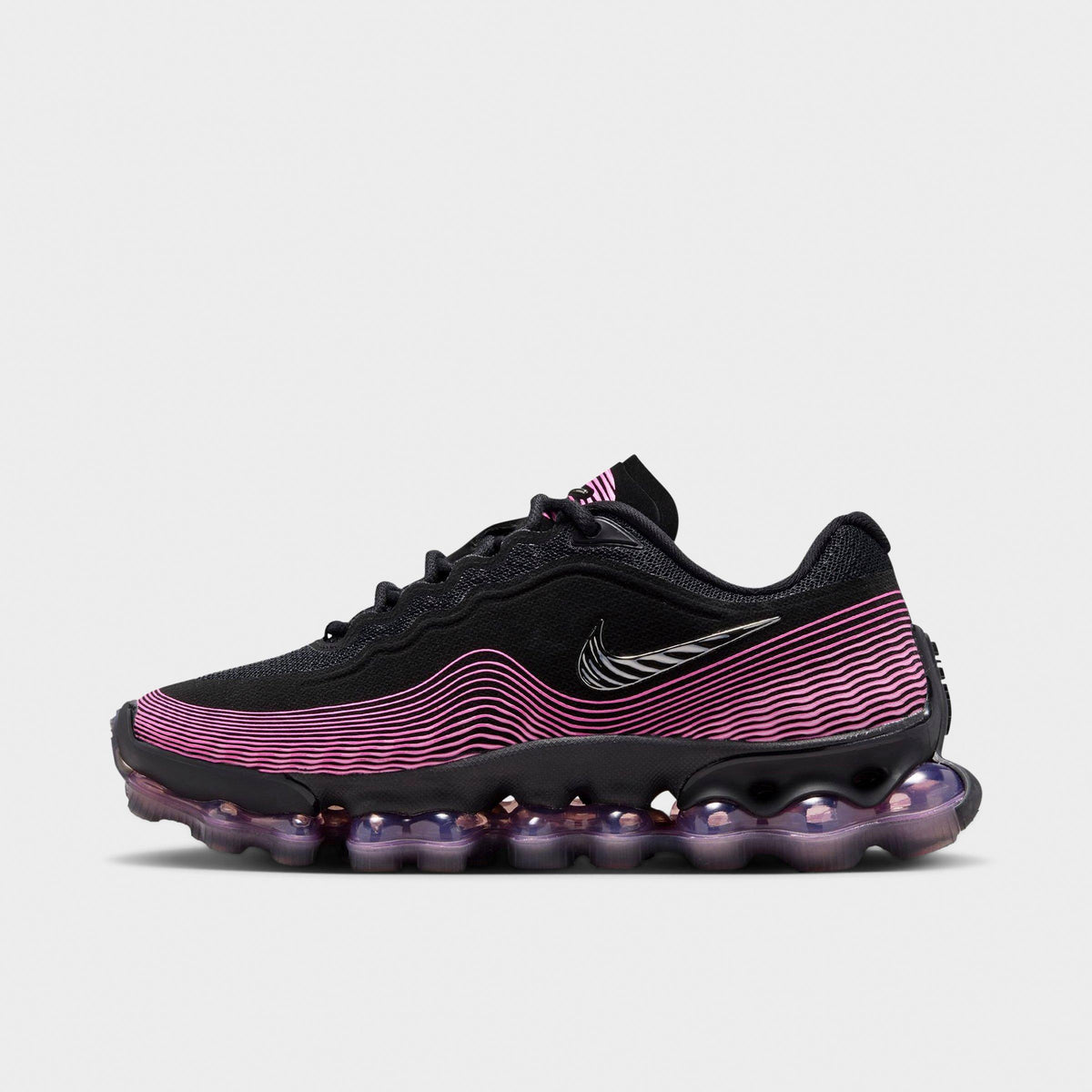 Big Kids' Nike Air Liquid Max Casual Shoes - Black/Metallic Silver/Playful Pink