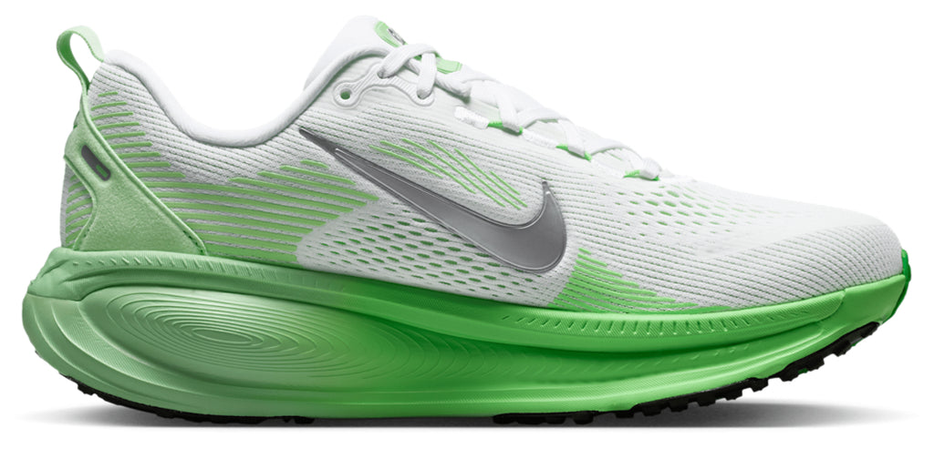 Nike Vomero 18 - Women's - White/Mtlc Silver/Illusion Green
