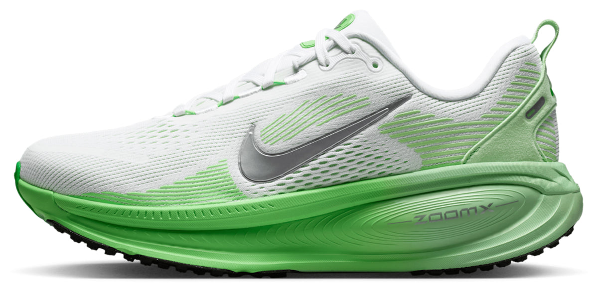 Nike Vomero 18 - Women's - White/Mtlc Silver/Illusion Green