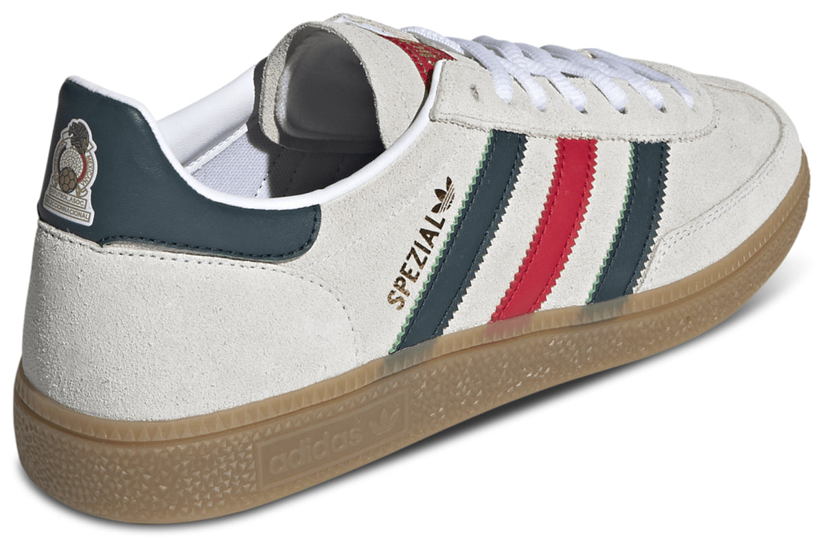adidas Mexico Handball Spezial - Men's - White/Aurora Ivy/Better Scarlet
