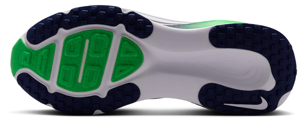 Nike Vomero 18 Wide - Men's - White/Midnight Navy/Green Spark