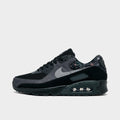 Men's Nike Air Max 90 Casual Shoes - Black/Dark Smoke Grey/Metallic Cool Grey