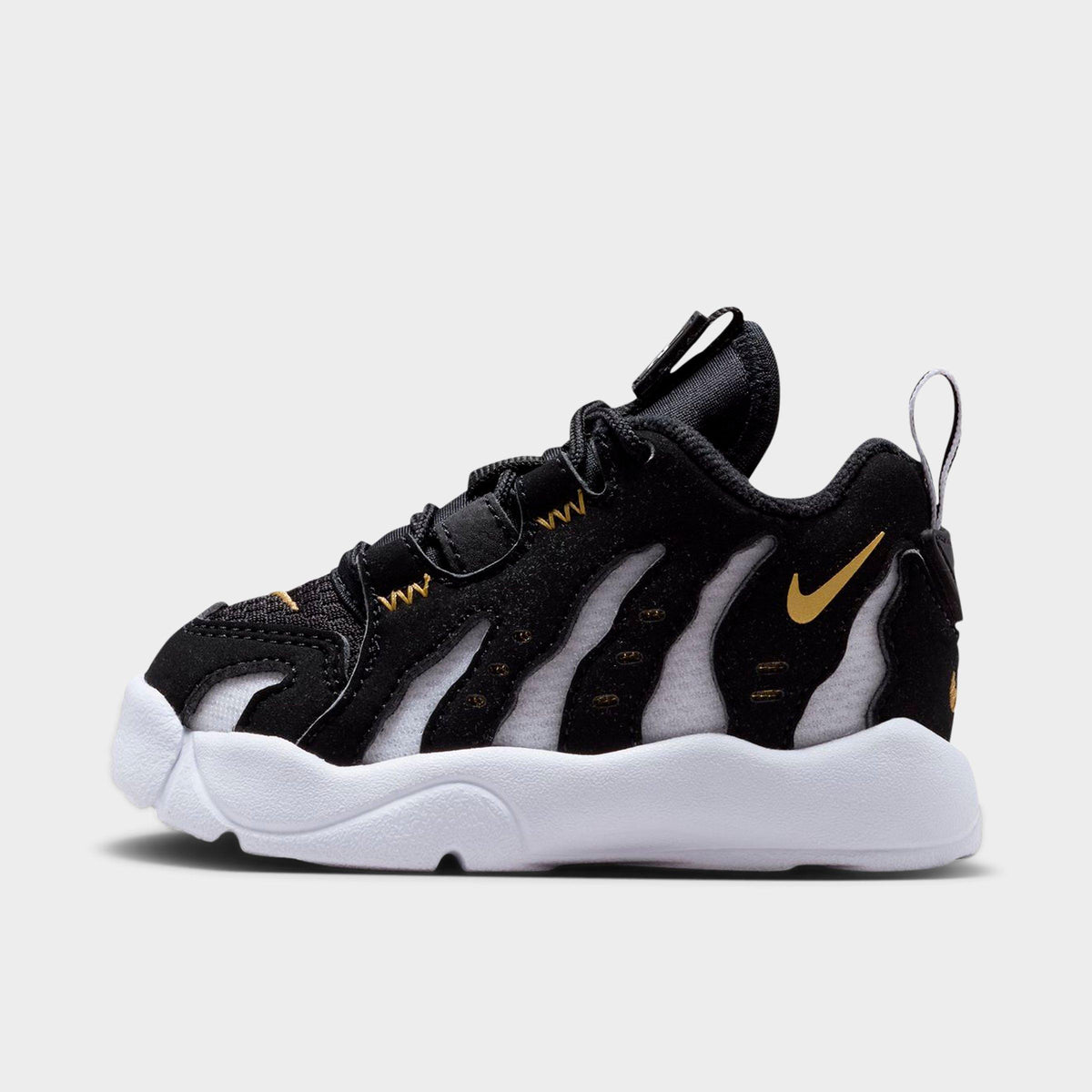 Kids' Toddler Nike Air DT Max ‘96 Low Casual Shoes - Black/Metallic Gold/White