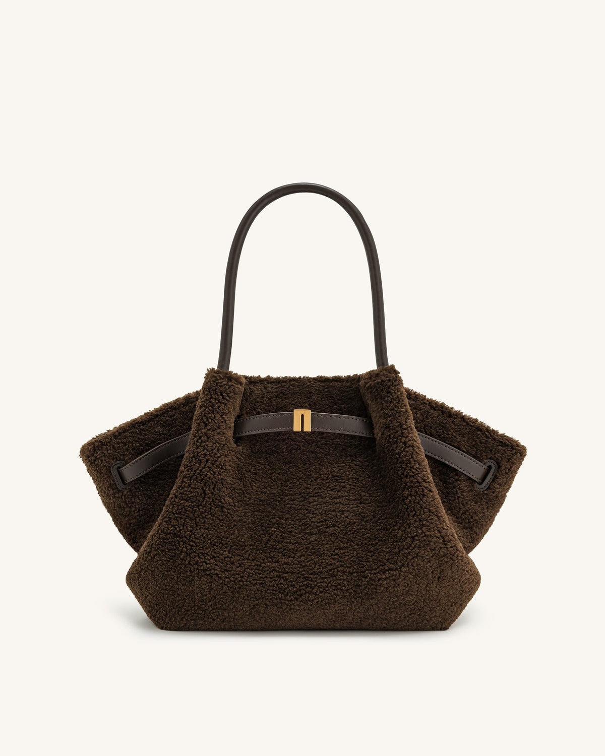 Hana Medium Tote Bag - Black Croc