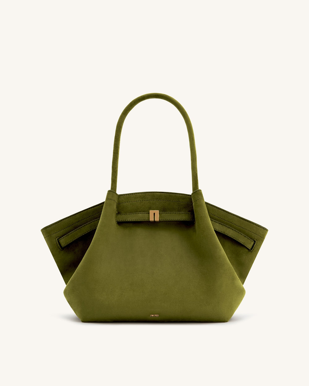 Hana Medium Weave Texture Tote Bag - Black