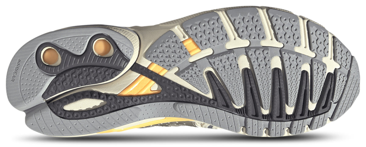 adidas Adistar Control 5 - Men's - Cloud White/Halo Silver/Acid Orange