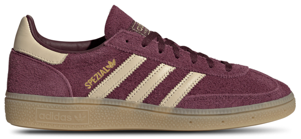 adidas Originals Handball Spezial - Women's - Maroon/Gold Met/Warm Vanilla