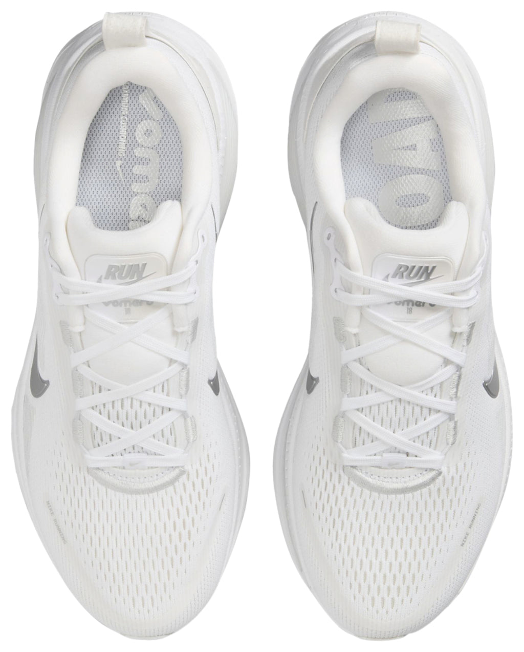 Nike Vomero 18 - Women's - White/Metallic Silver