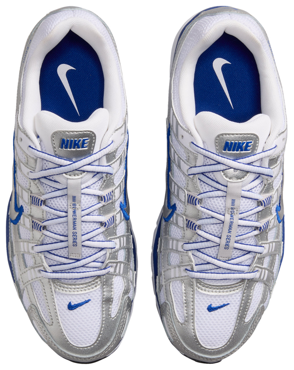 Nike P-6000 - Women's - Silver/Blue/White