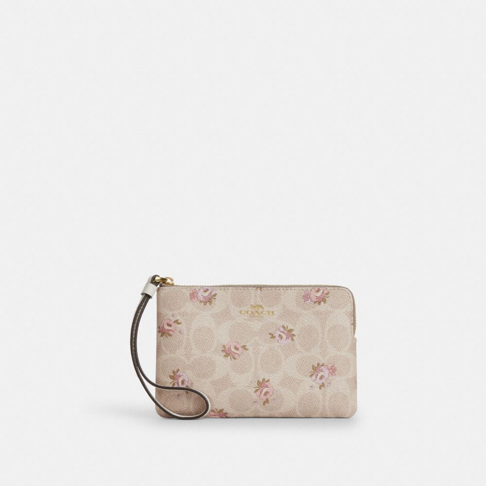 Corner Zip Wristlet