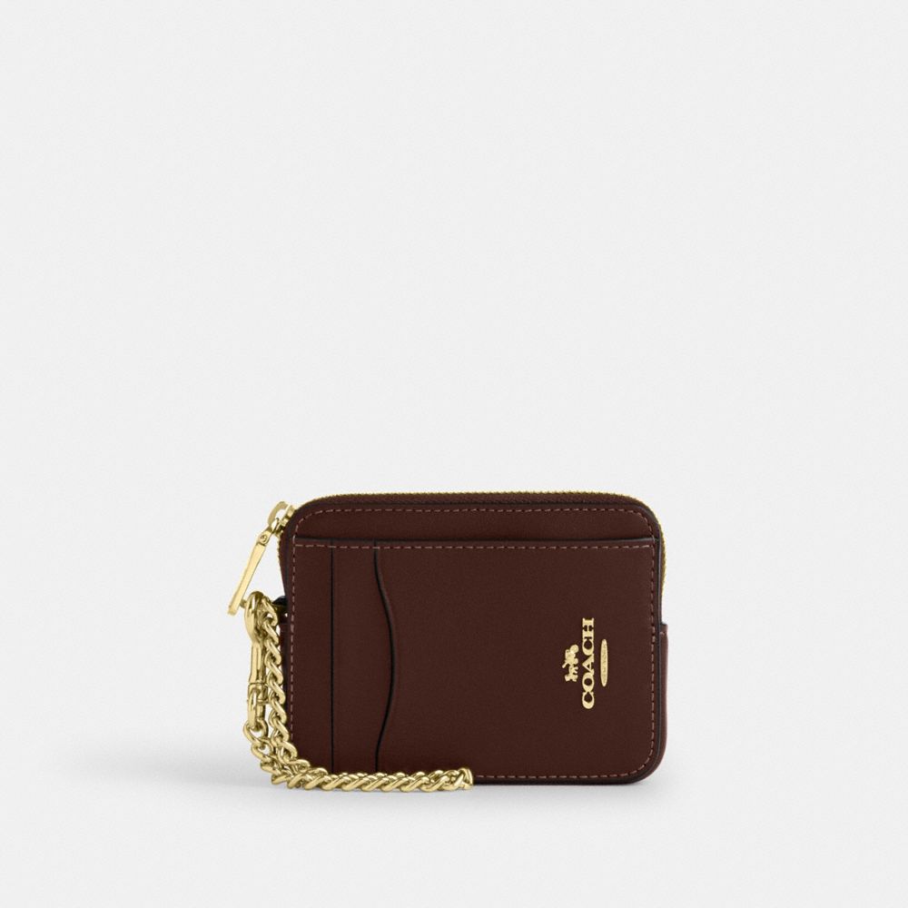 Zip Card Case In Signature Canvas