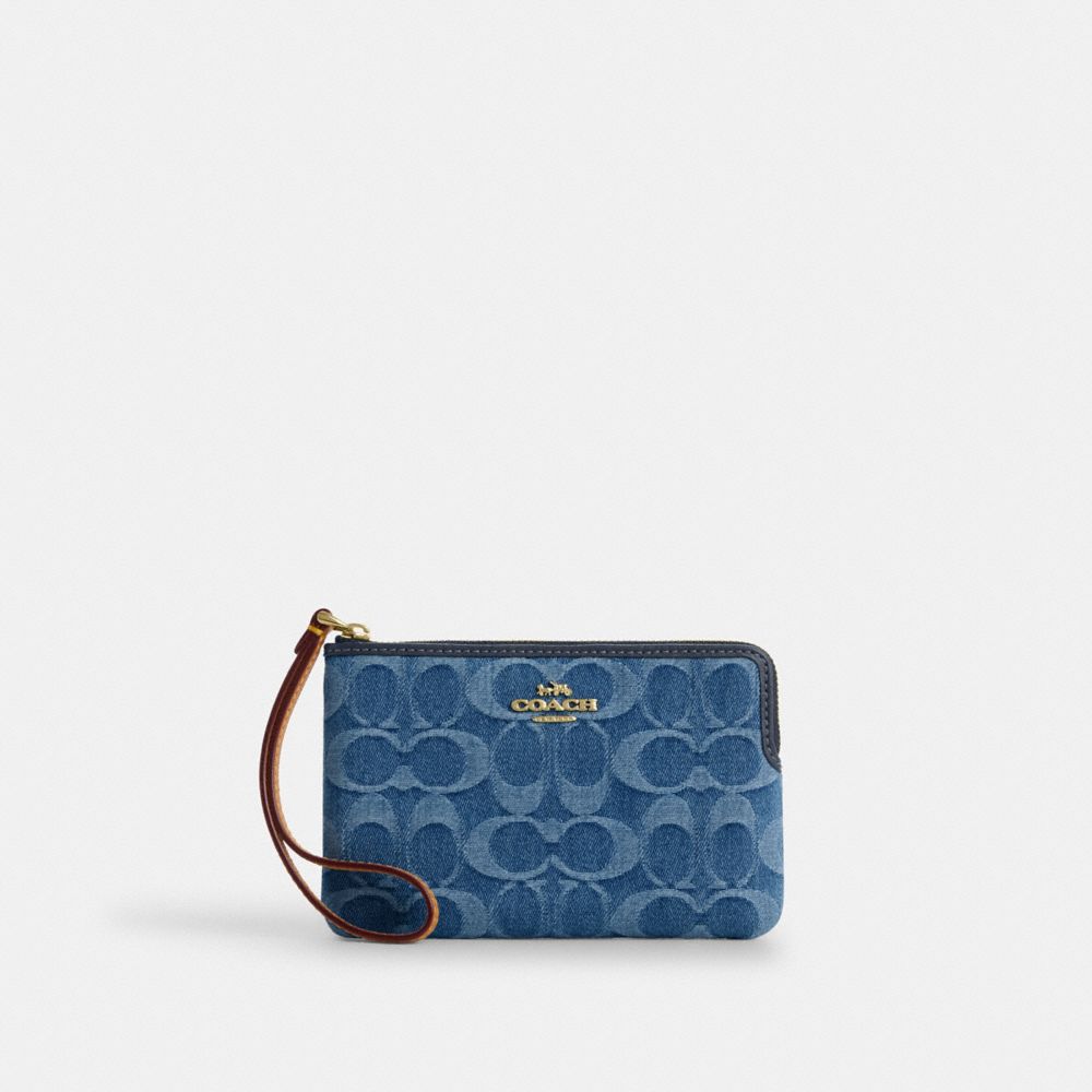 Corner Zip Wristlet