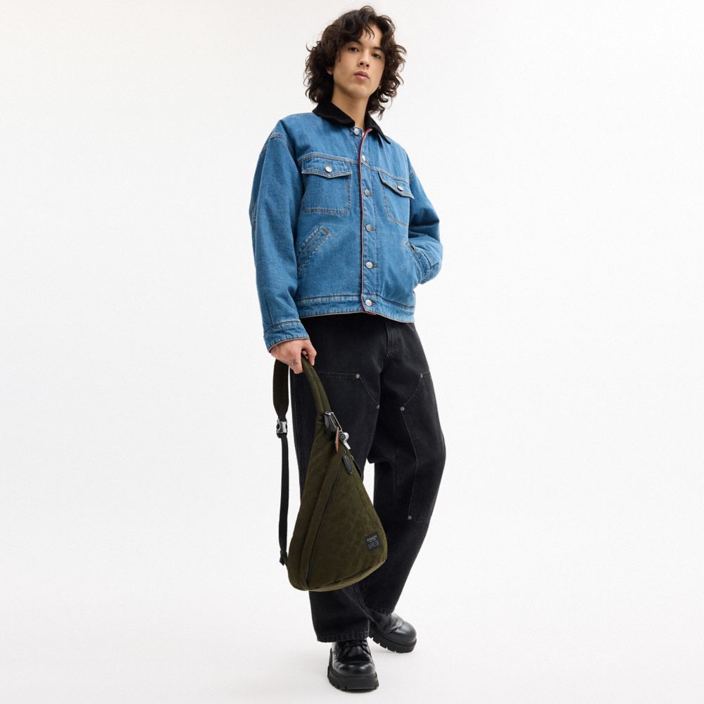 Lachlan Sling In Signature Nylon