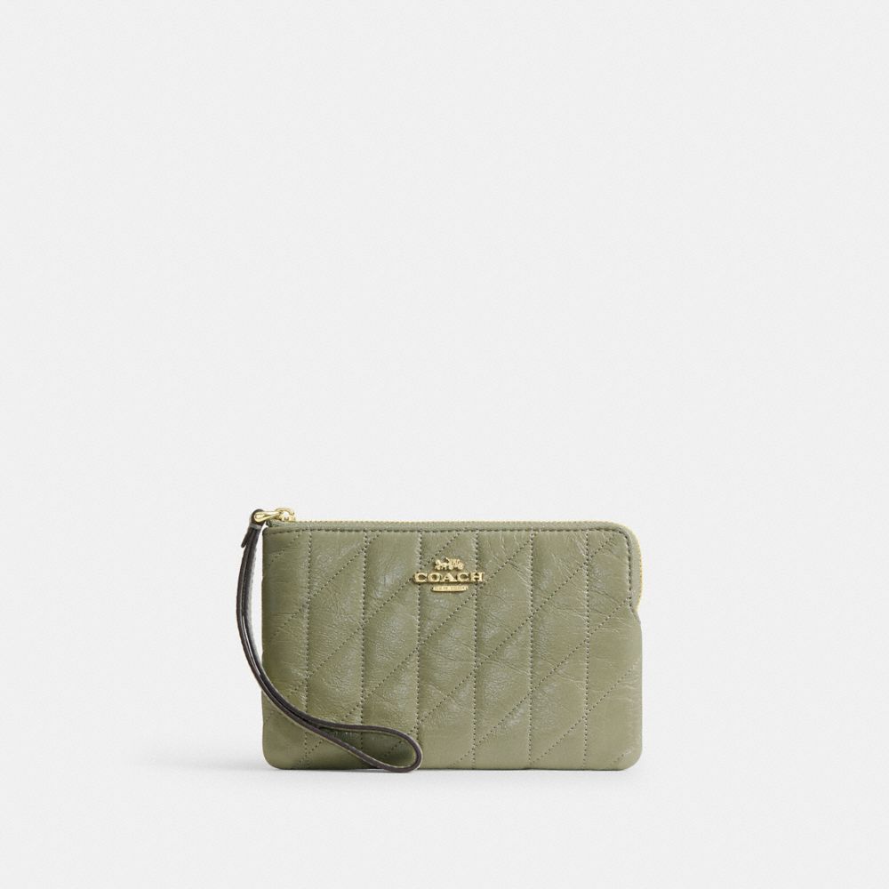Corner Zip Wristlet