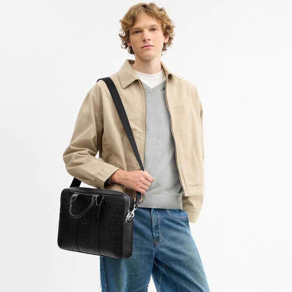 Austin Brief In Signature Leather