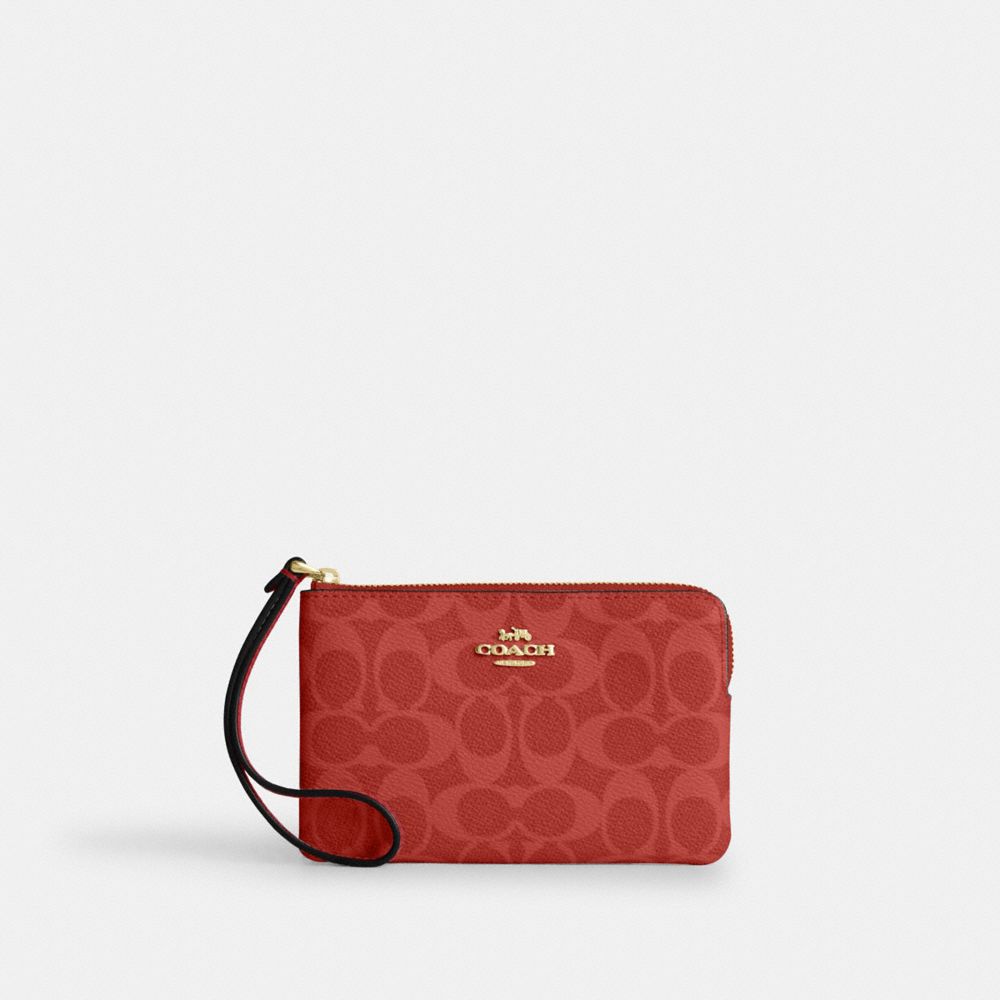 Corner Zip Wristlet