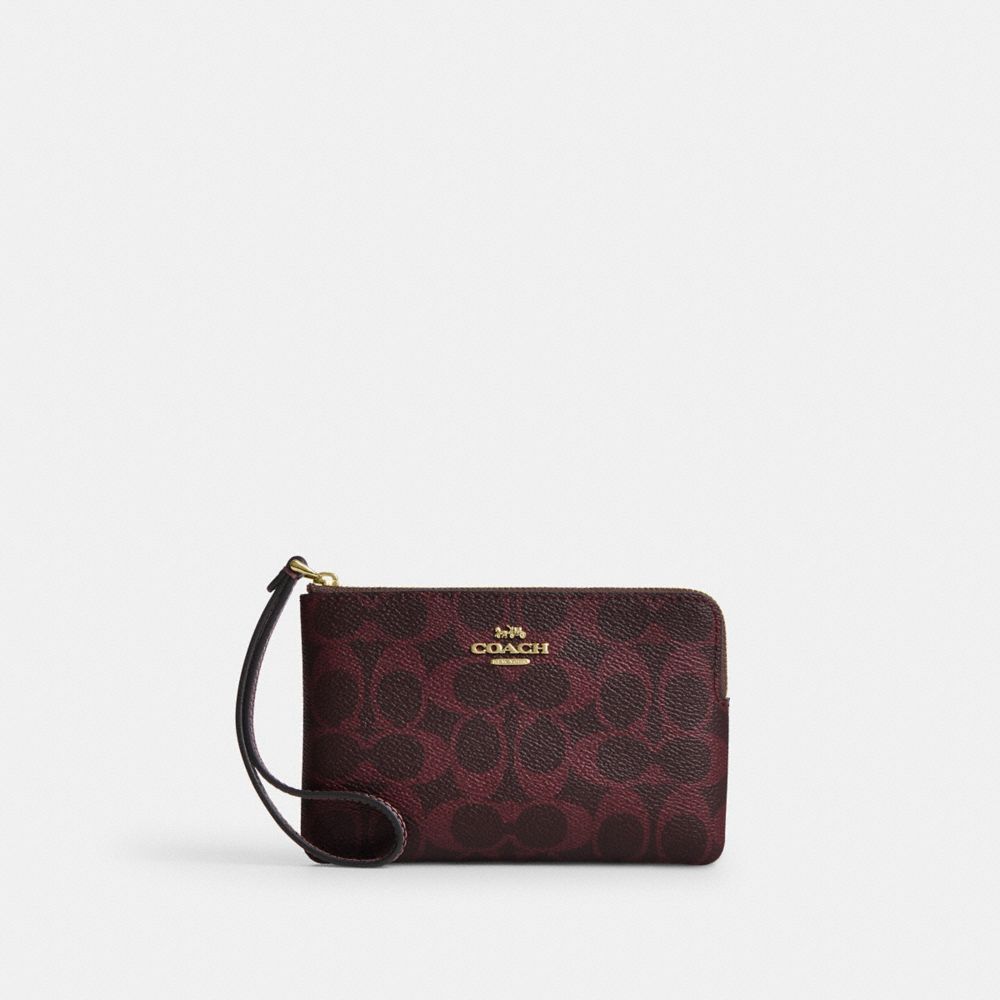 Corner Zip Wristlet