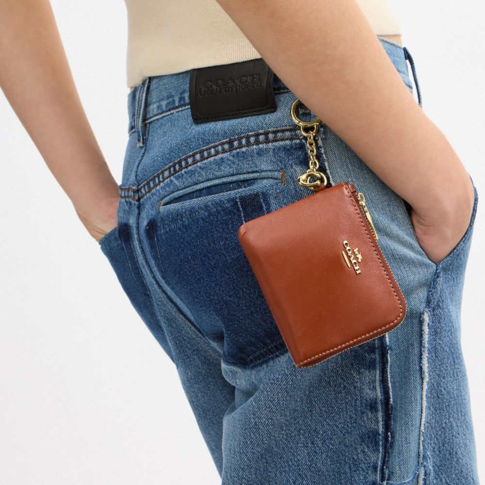 Small Corner Zip Wallet