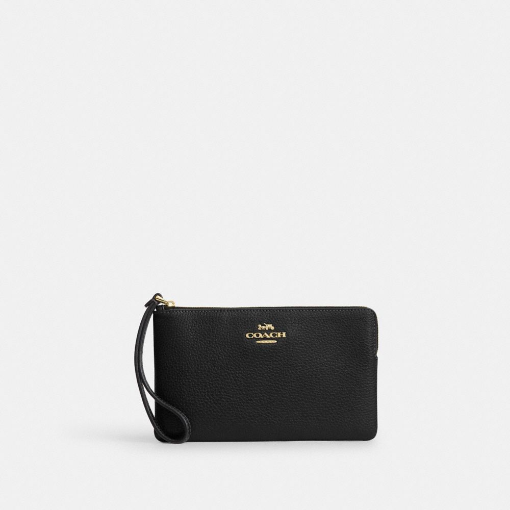 Large Corner Zip Wristlet