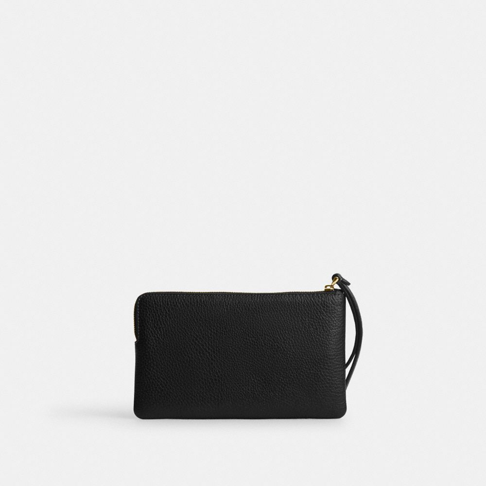 Large Corner Zip Wristlet