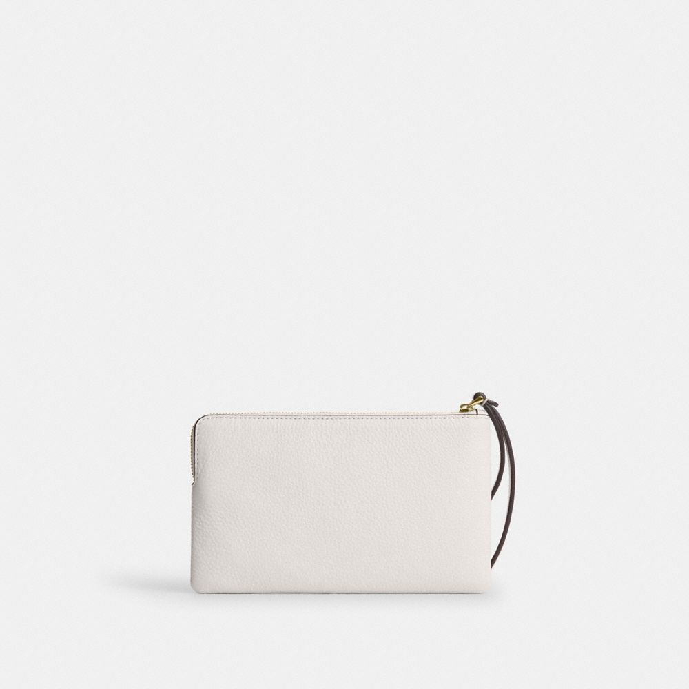 Large Corner Zip Wristlet
