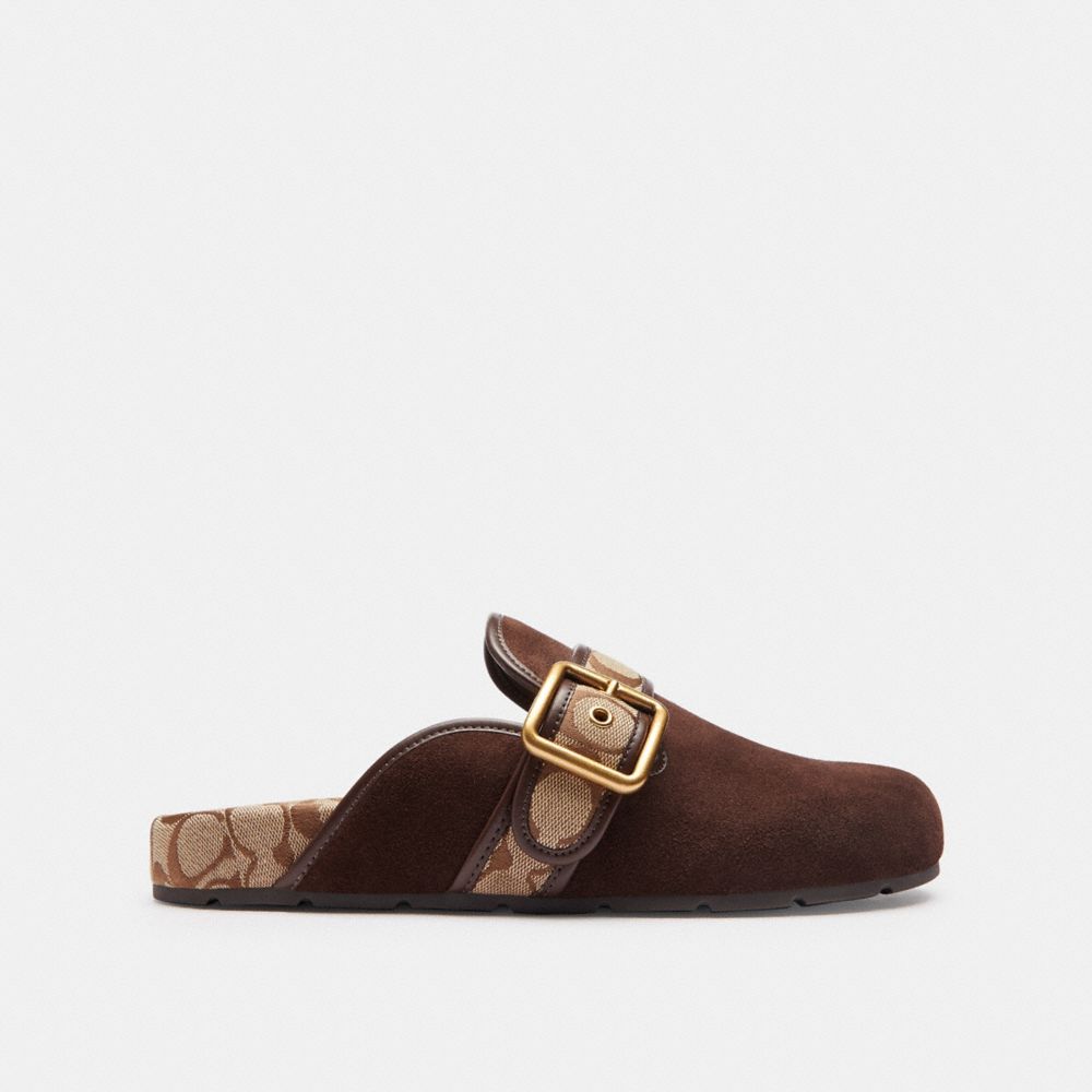 Archival Buckle Clog With Signature Jacquard
