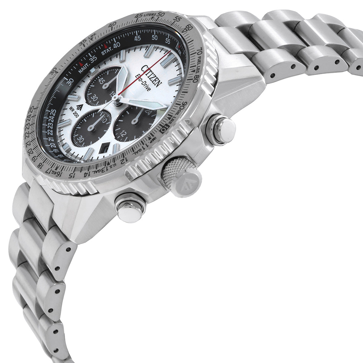 Citizen Promaster Navihawk Chronograph Silver Dial Men's Watch CA4660-61A