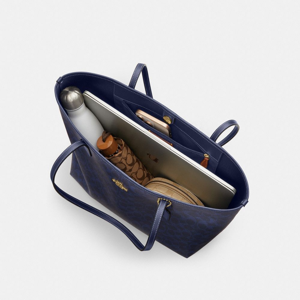City Tote Bag In Signature Canvas