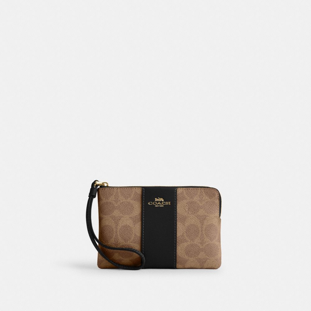 Corner Zip Wristlet
