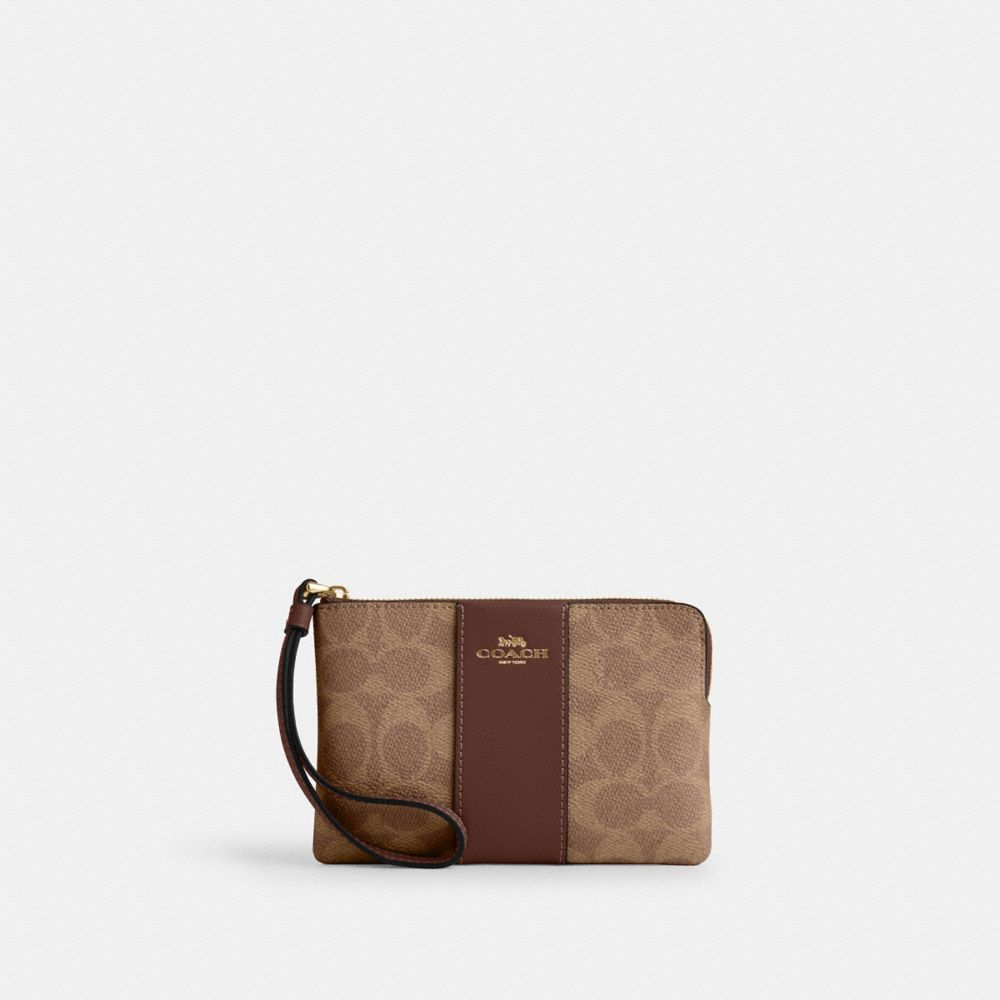 Corner Zip Wristlet