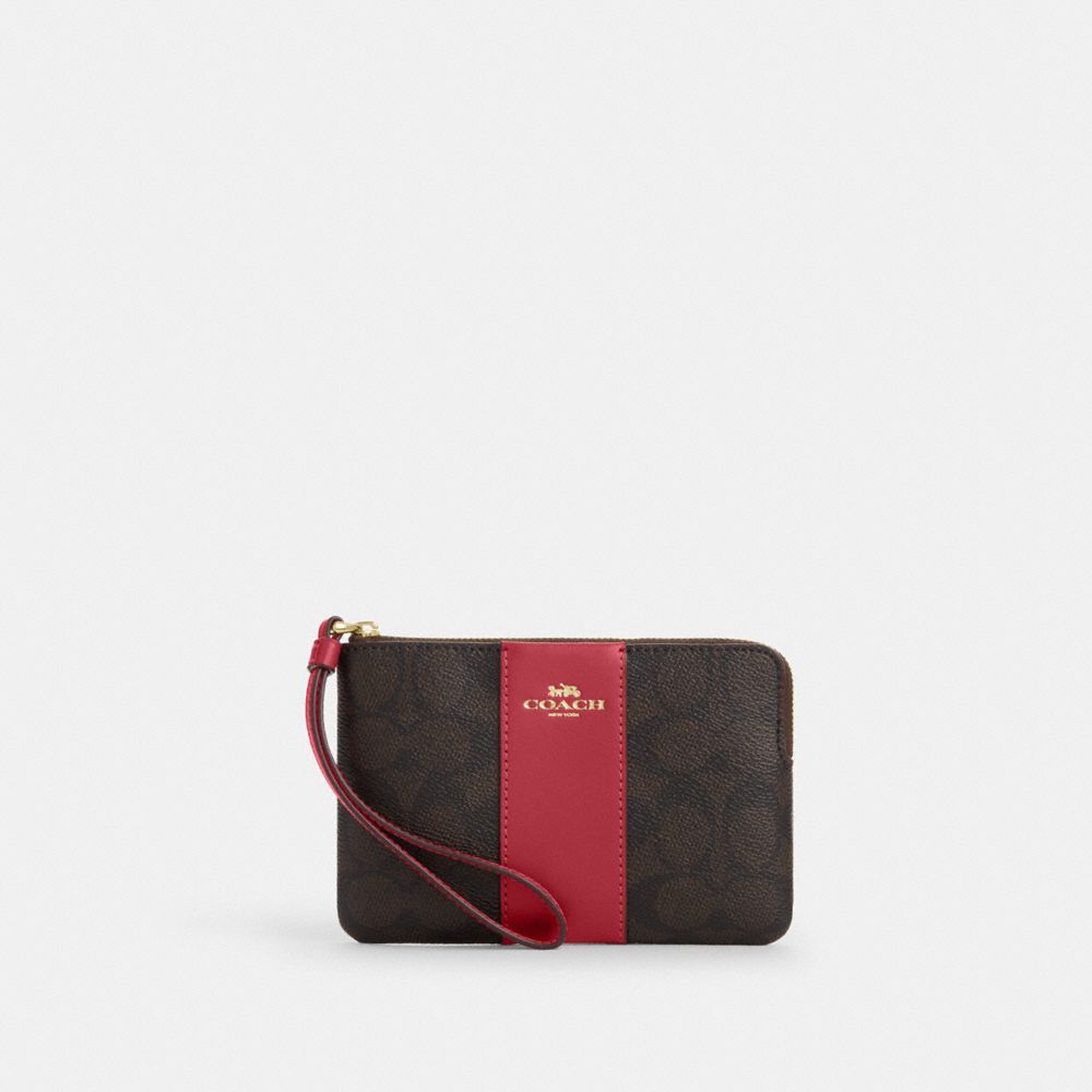 Corner Zip Wristlet