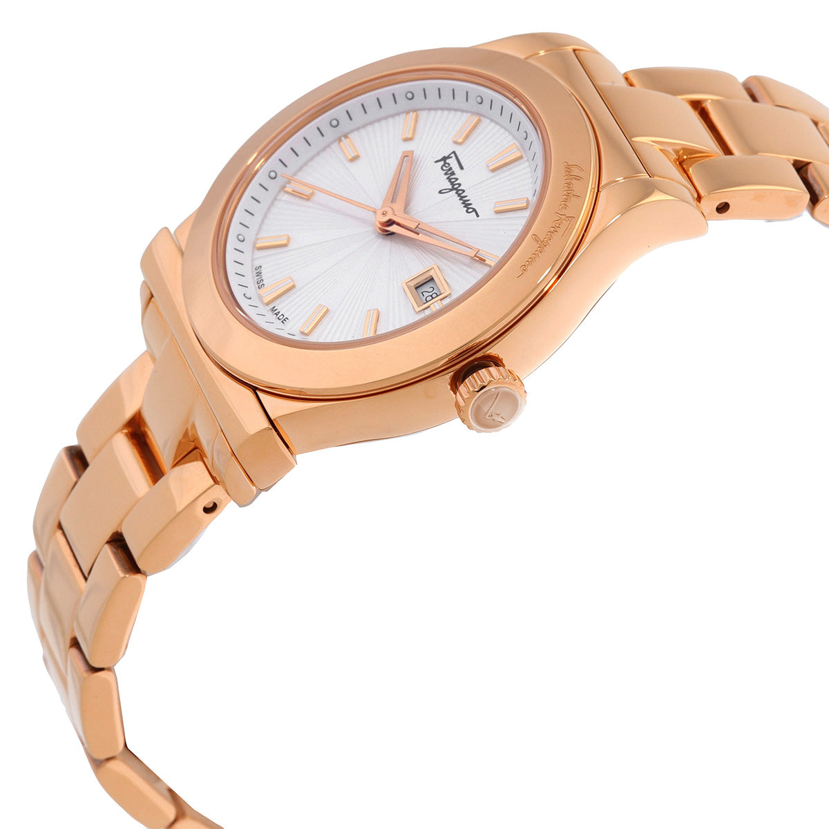 Ferragamo 1898 Quartz Silver Dial Ladies Watch FF3180014