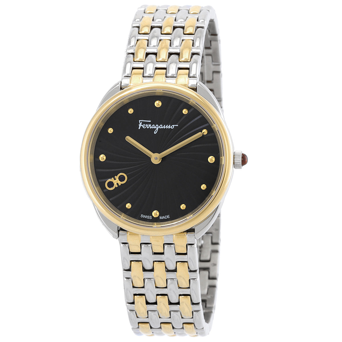 Ferragamo Cuir Quartz Ladies Watch SFYN00820