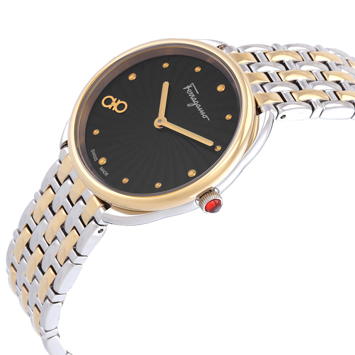 Ferragamo Cuir Quartz Ladies Watch SFYN00820