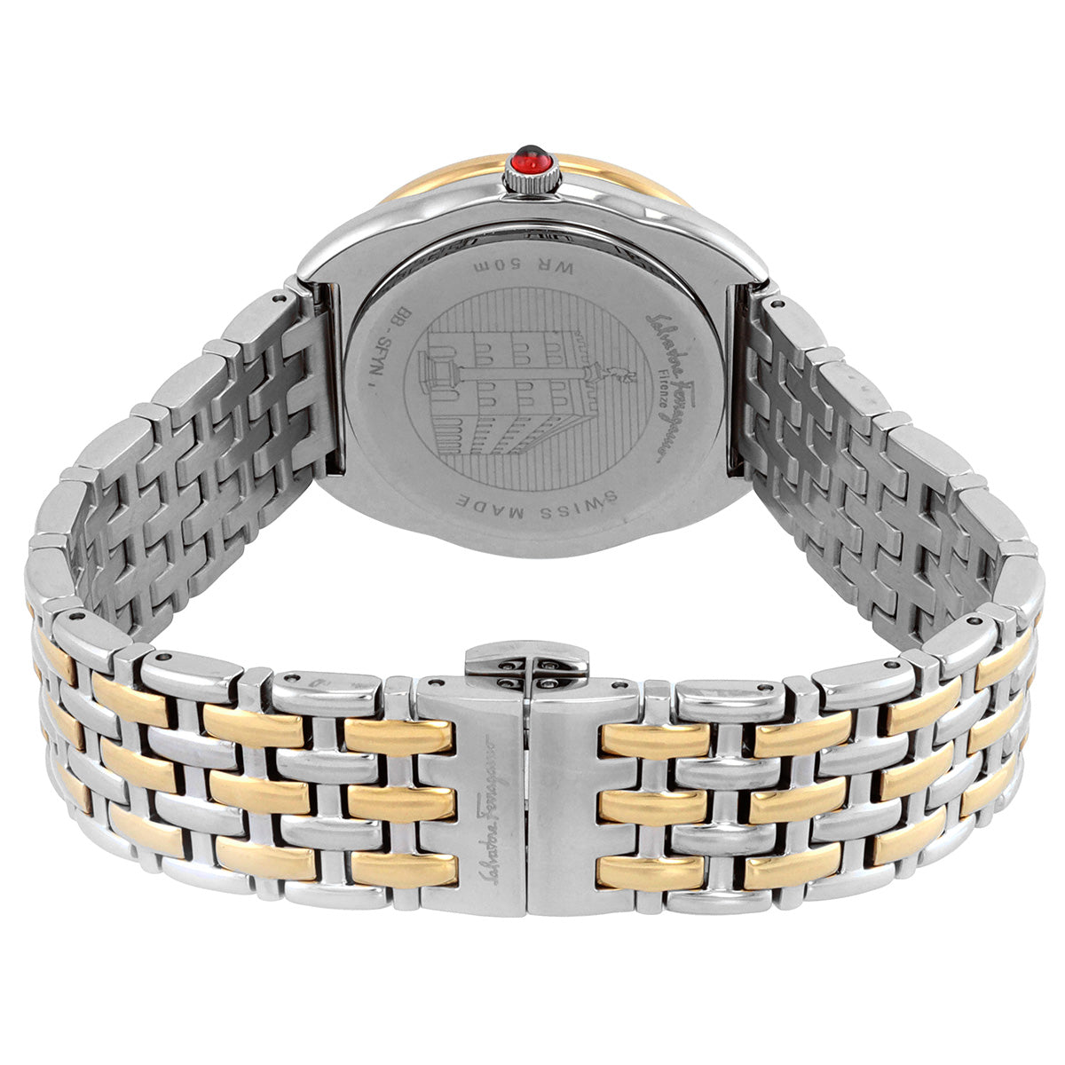 Ferragamo Cuir Quartz Ladies Watch SFYN00820