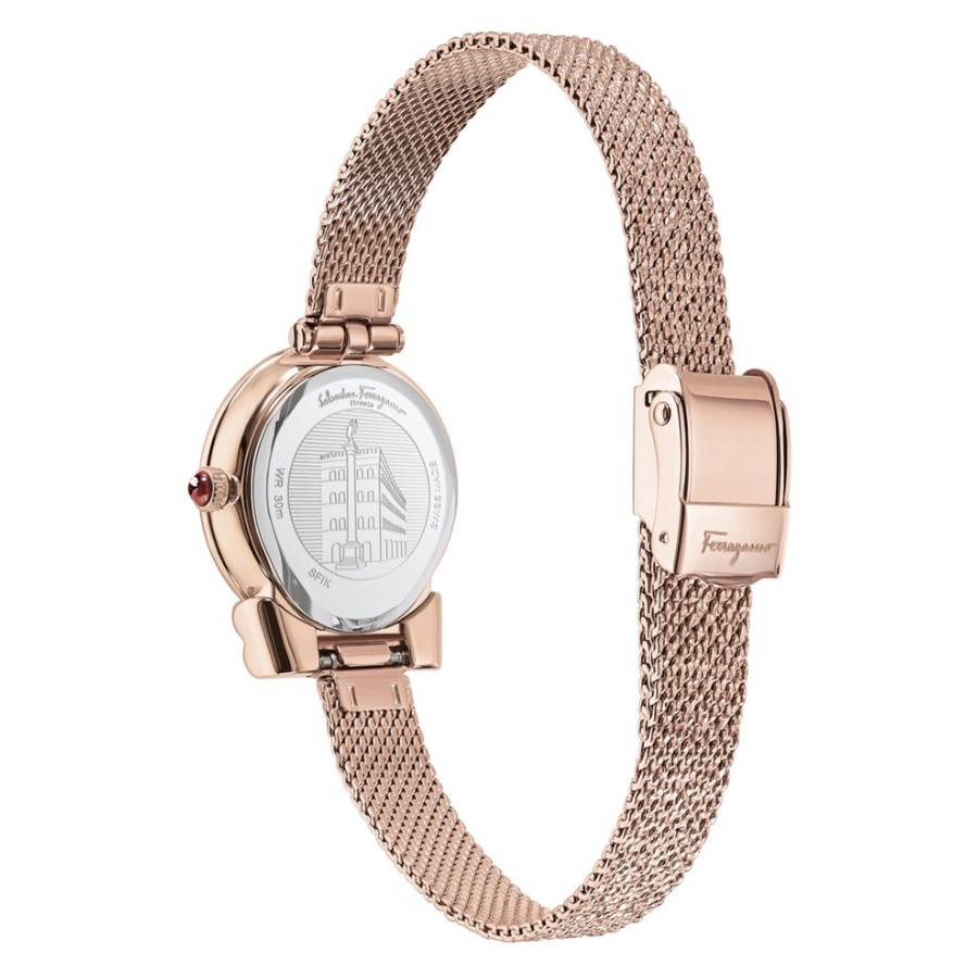 Ferragamo Gancini Quartz Blue Dial Ladies Watch SF1X00419